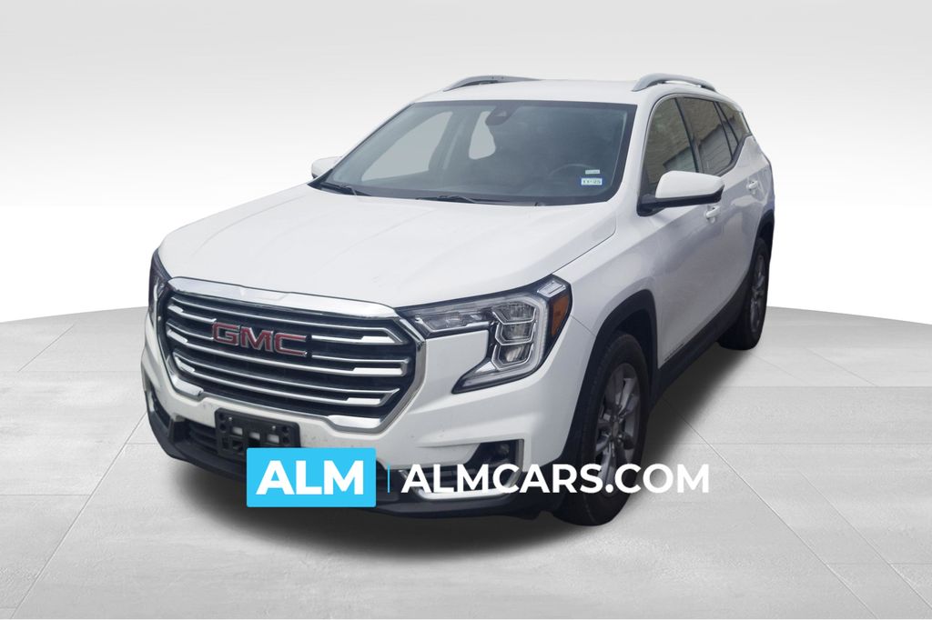 Summit White 2024 GMC Terrain SLT FWD SUV / Crossover Front-Wheel Drive 9-Speed Automatic