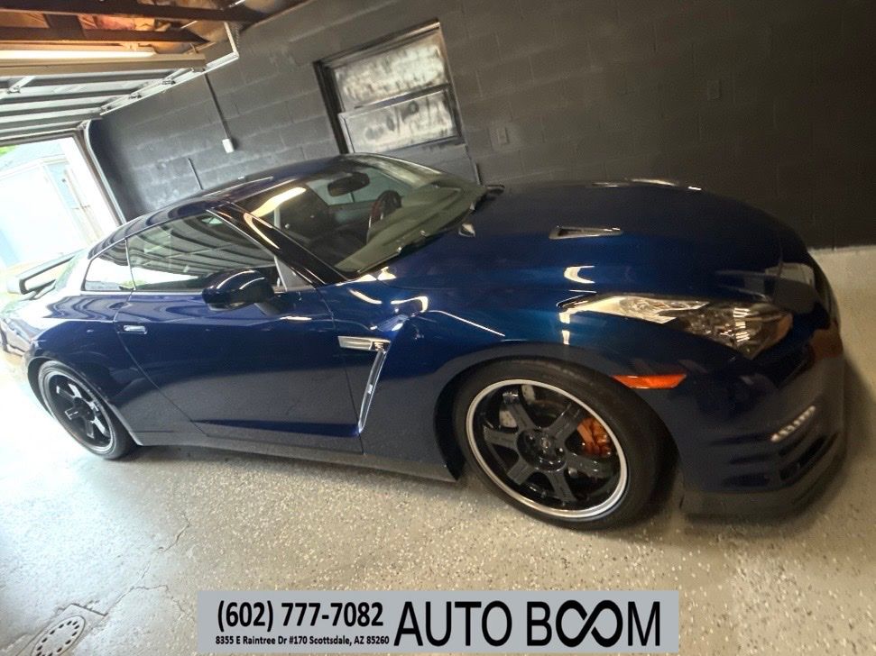 Deep Blue Pearl 2014 Nissan GT-R Black Edition Coupe All-Wheel Drive 6-Speed Automatic