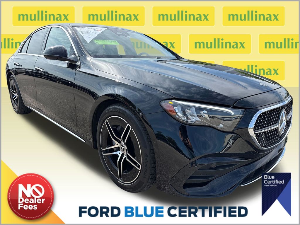 Black 2025 Mercedes-Benz E-Class Sedan Rear-Wheel Drive 9-Speed Automatic