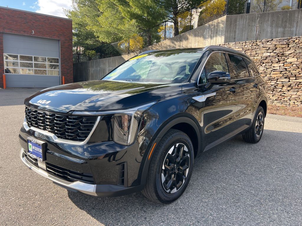Ebony Black 2024 Kia Sorento S AWD SUV / Crossover All-Wheel Drive 8-Speed Automatic
