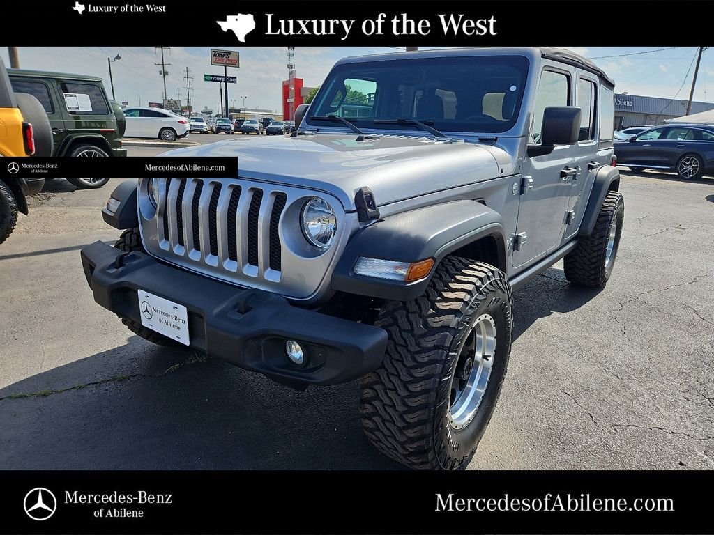 Billet Silver Metallic Clearcoat 2018 Jeep Wrangler Unlimited Sport 4WD SUV / Crossover Four-Wheel Drive 8-Speed Automatic