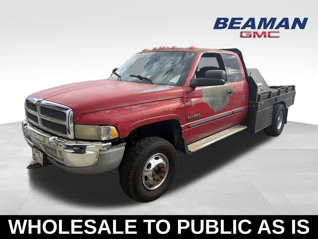 Flame Red Clearcoat 2002 Dodge RAM 3500 Pickup Truck 6-Speed Manual