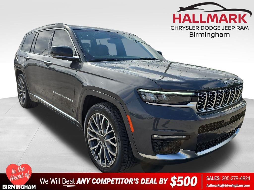 Baltic Gray Metallic Clearcoat 2025 Jeep Grand Cherokee L Summit 4WD SUV / Crossover Four-Wheel Drive 8-Speed Automatic