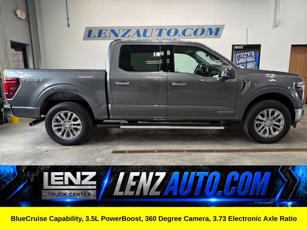 Carbonized Gray Metallic 2025 Ford F-150 Pickup Truck Four-Wheel Drive Automatic