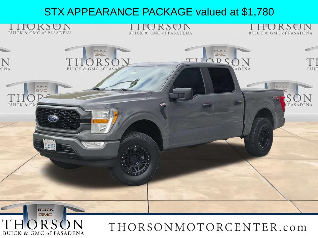 Gray (Lead Foot) 2021 Ford F-150 Pickup Truck Four-Wheel Drive Automatic