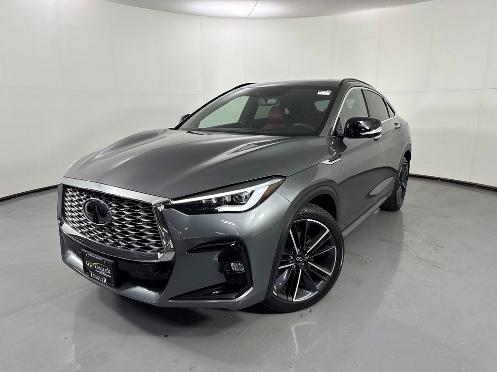 Gray (Graphite Shadow) 2023 INFINITI QX55 SUV / Crossover All-Wheel Drive Continuously Variable Transmission