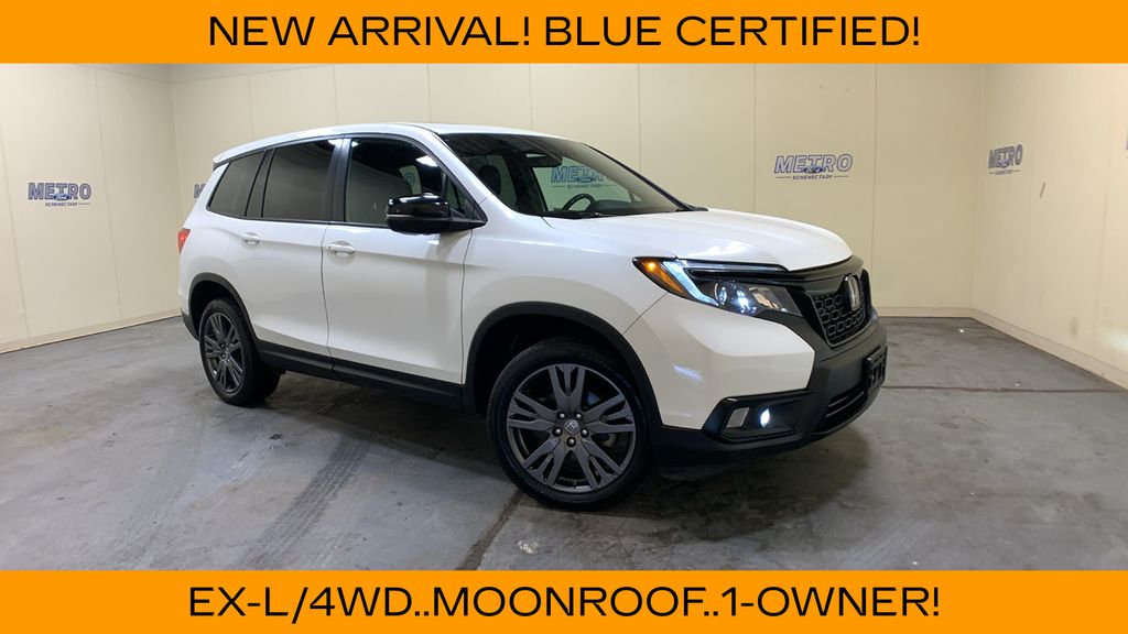 White 2021 Honda Passport SUV / Crossover All-Wheel Drive 9-Speed Automatic