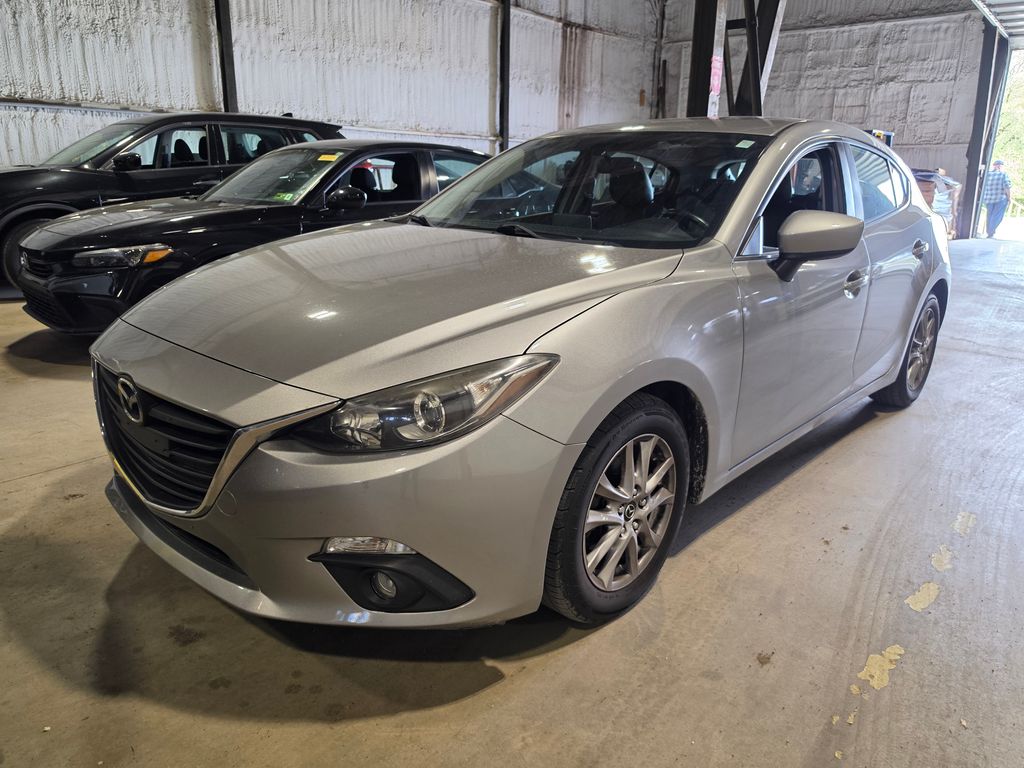 Liquid Silver Metallic 2015 Mazda MAZDA3 i Grand Touring Hatchback Hatchback Front-Wheel Drive 6-Speed Manual