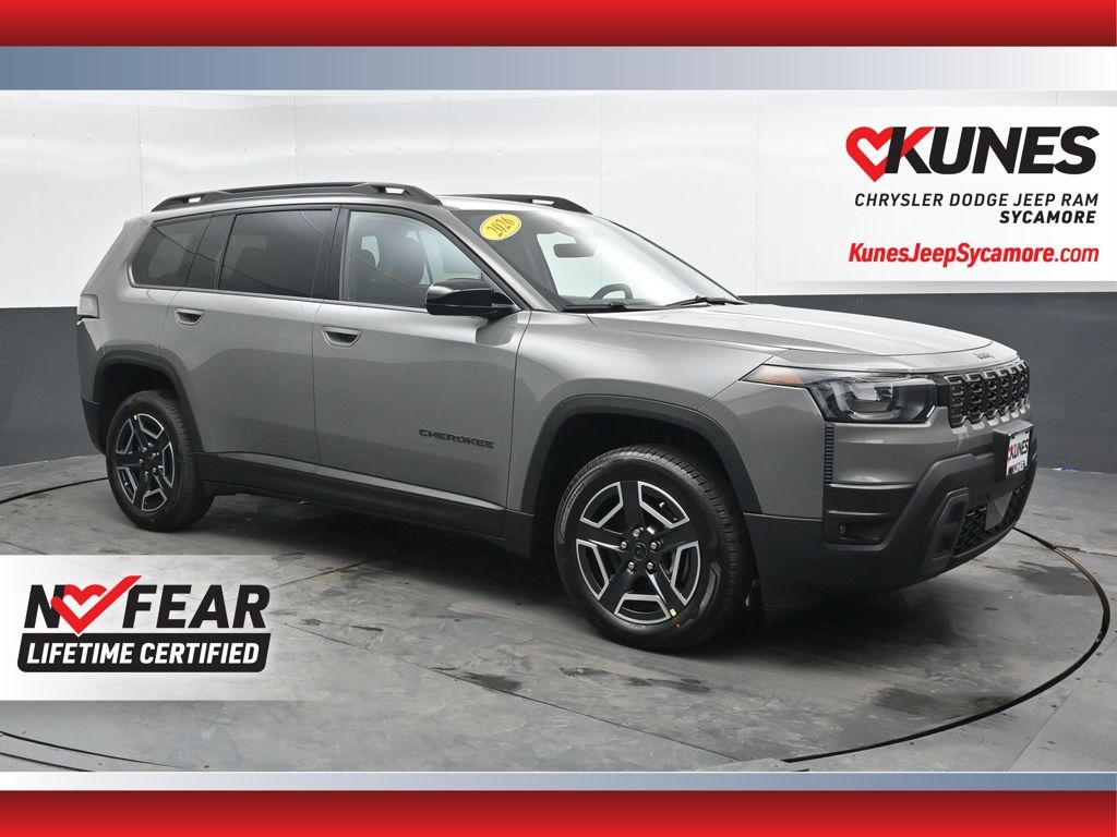 Sting-Gray Clearcoat 2026 Jeep Cherokee SUV / Crossover Four-Wheel Drive Continuously Variable Transmission