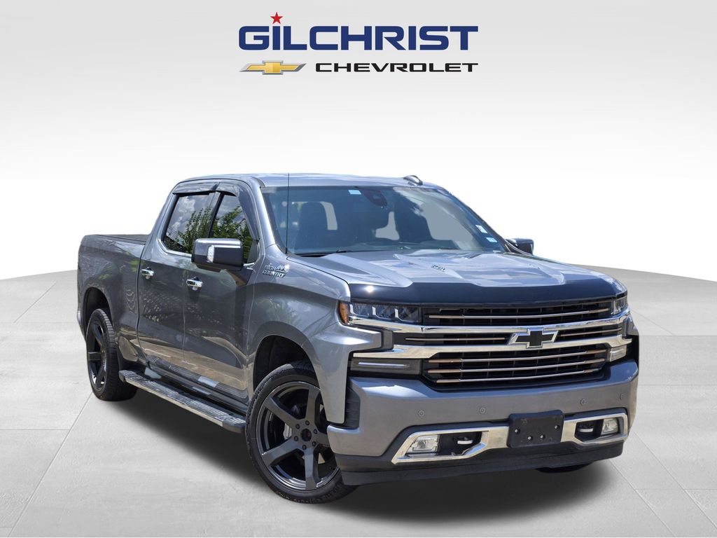 Gray (Satin Steel Metallic) 2019 Chevrolet Silverado 1500 Pickup Truck Four-Wheel Drive Automatic