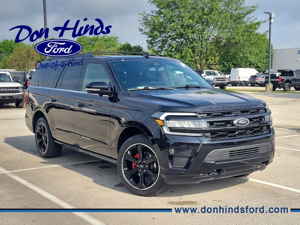 Black Metallic 2023 Ford Expedition MAX Limited 4WD SUV / Crossover Four-Wheel Drive Automatic