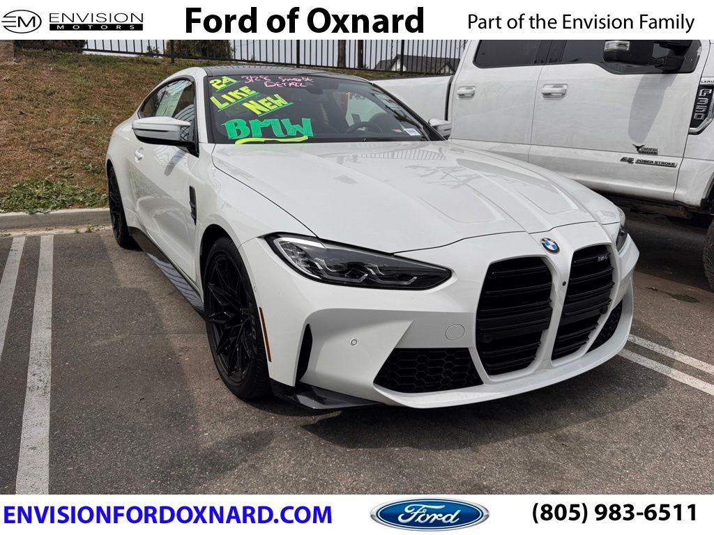 Alpine White 2024 BMW M4 Coupe RWD Coupe Rear-Wheel Drive 6-Speed Manual