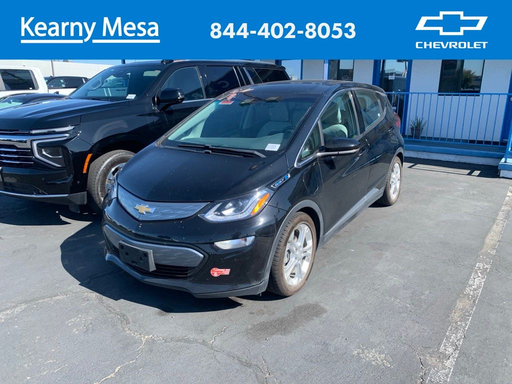 Mosaic Black Metallic 2018 Chevrolet Bolt EV LT FWD Hatchback Front-Wheel Drive 1-Speed Automatic