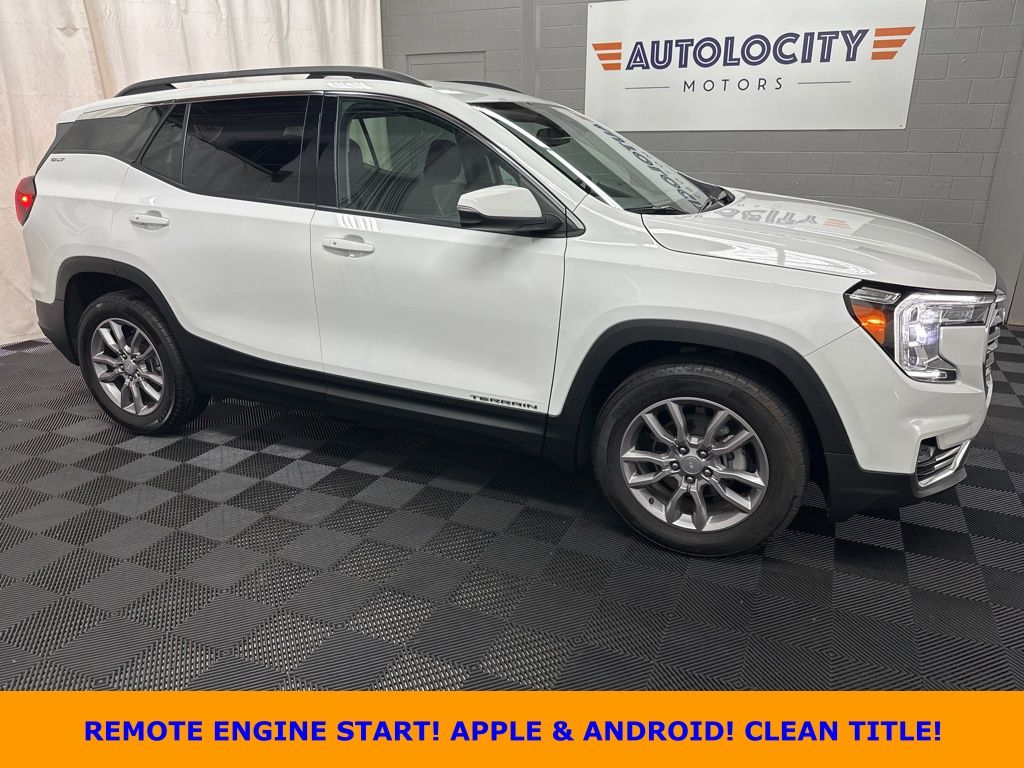 Summit White 2024 GMC Terrain SLT AWD SUV / Crossover All-Wheel Drive 9-Speed Automatic