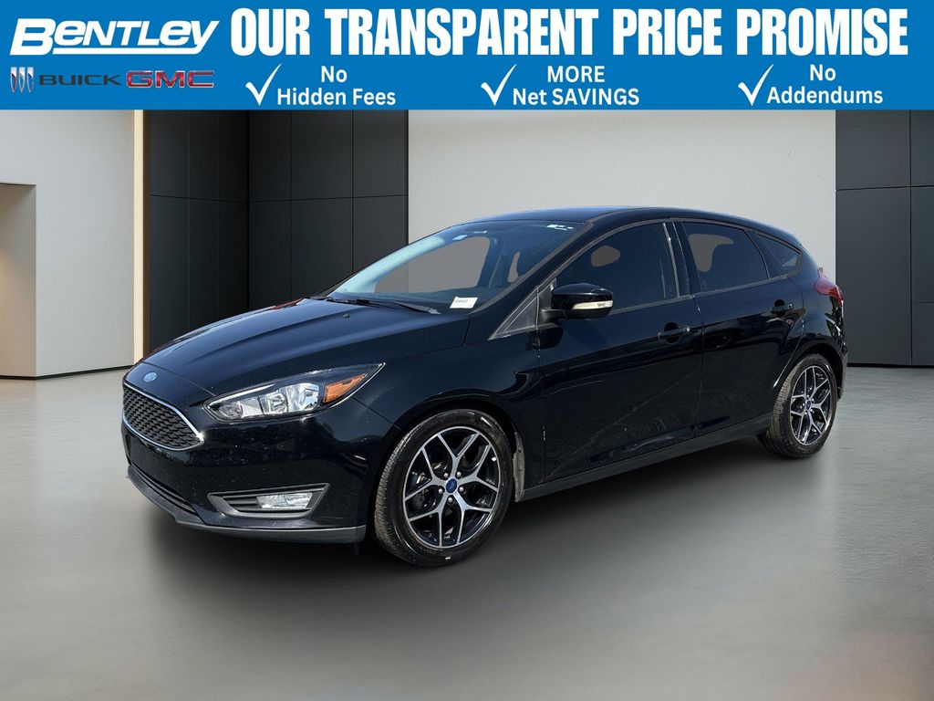Shadow Black 2017 Ford Focus SEL Hatchback Hatchback Front-Wheel Drive 6-Speed Automatic