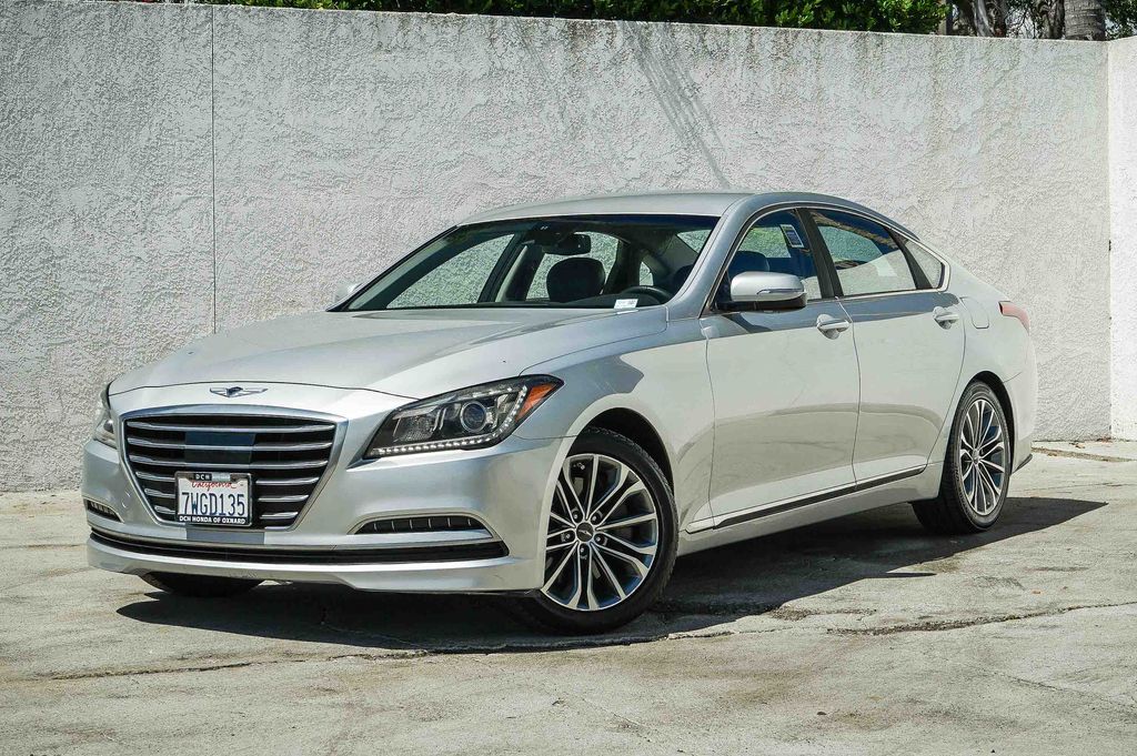 Santiago Silver Metallic 2017 Genesis G80 Sedan Rear-Wheel Drive 8-Speed Automatic