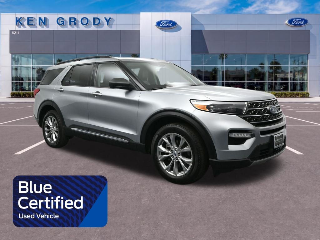 Silver Metallic 2023 Ford Explorer XLT AWD SUV / Crossover All-Wheel Drive Automatic