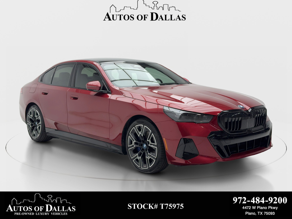 Vegas Red Metallic 2025 BMW i5 Sedan Rear-Wheel Drive Automatic