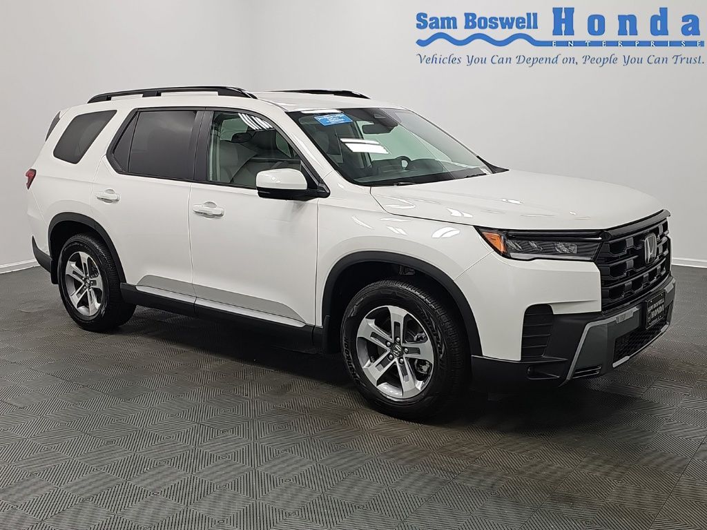 Platinum White Pearl 2026 Honda Pilot SUV / Crossover Front-Wheel Drive Automatic