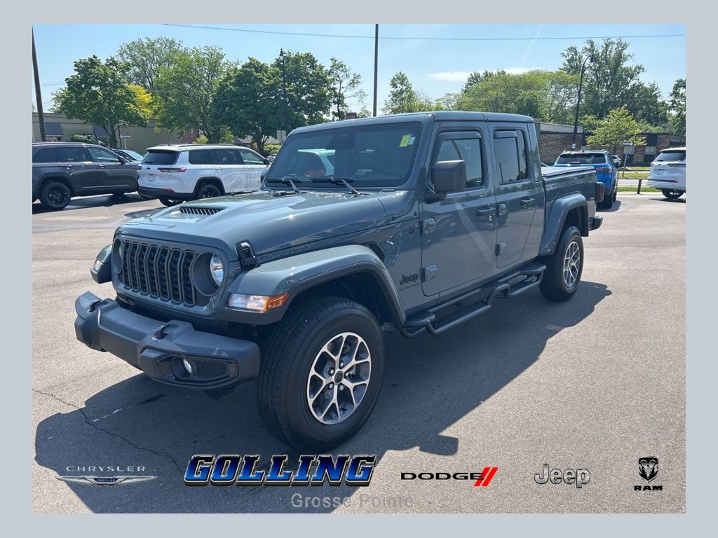 Anvil Clearcoat 2026 Jeep Gladiator Sport S Crew Cab 4WD Pickup Truck Four-Wheel Drive 8-Speed Automatic