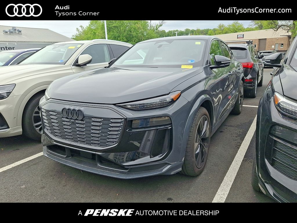 Magnet Gray 2025 Audi SQ6 e-tron Sportback quattro Prestige Sedan All-Wheel Drive Automatic