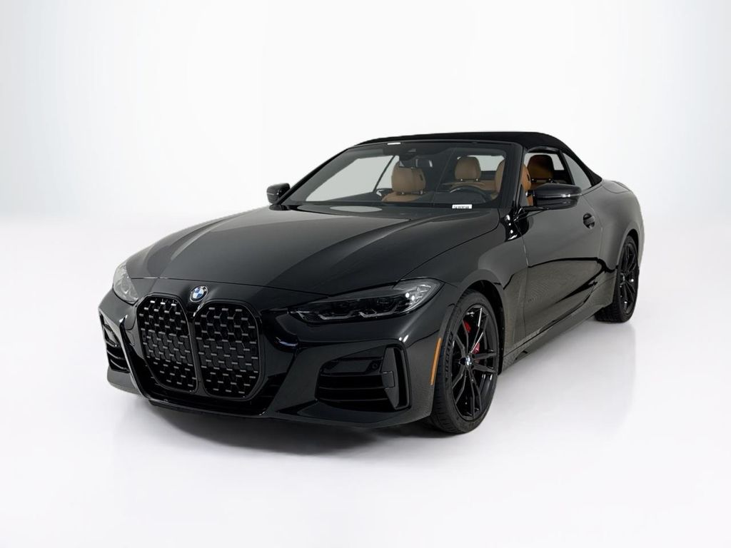Black Sapphire Metallic 2022 BMW 4 Series Convertible All-Wheel Drive 8-Speed Automatic