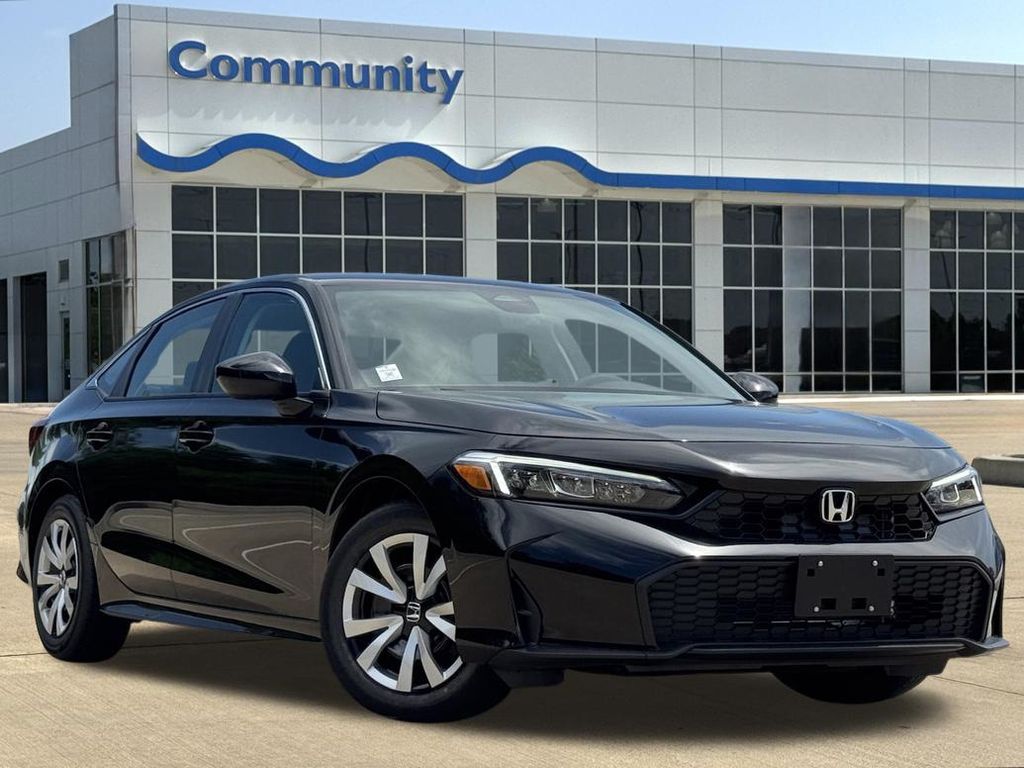 2026 Honda Civic LX Black at Community Honda