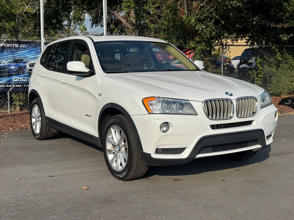 Alpine White 2014 BMW X3 SUV / Crossover All-Wheel Drive 8-Speed Automatic