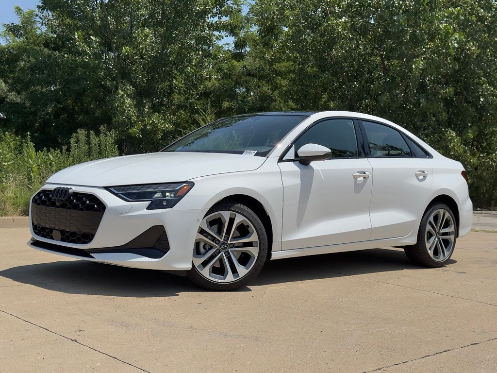 White 2026 Audi A3 Sedan All-Wheel Drive 7-Speed Automatic