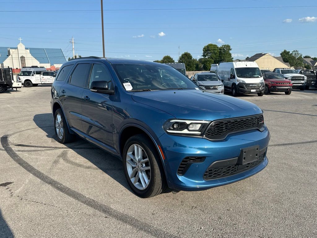 Blue (Frostbite Pearlcoat) 2025 Dodge Durango SUV / Crossover All-Wheel Drive 8-Speed Automatic