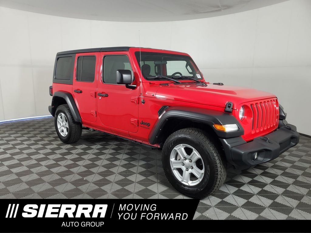 Red Clearcoat 2022 Jeep Wrangler SUV / Crossover Four-Wheel Drive 8-Speed Automatic