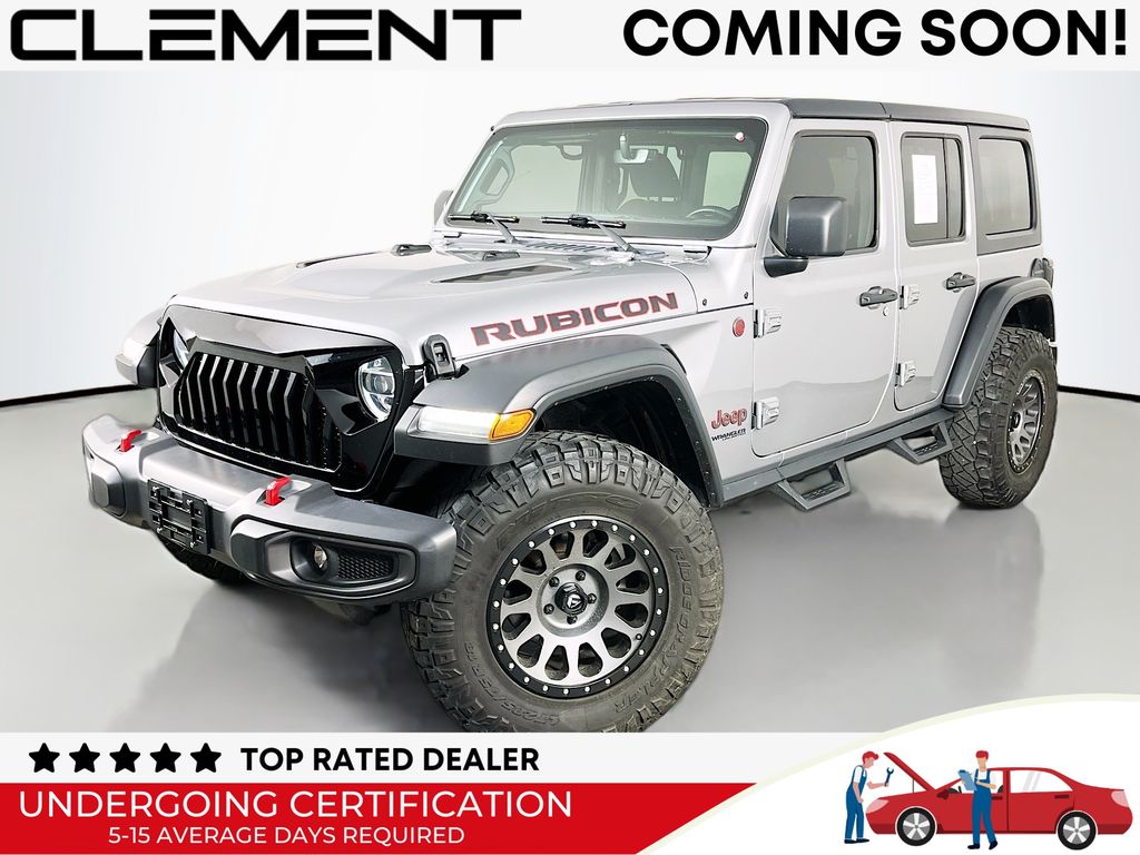 Billet Silver Metallic Clearcoat 2021 Jeep Wrangler Unlimited Rubicon 4WD SUV / Crossover Four-Wheel Drive 8-Speed Automatic