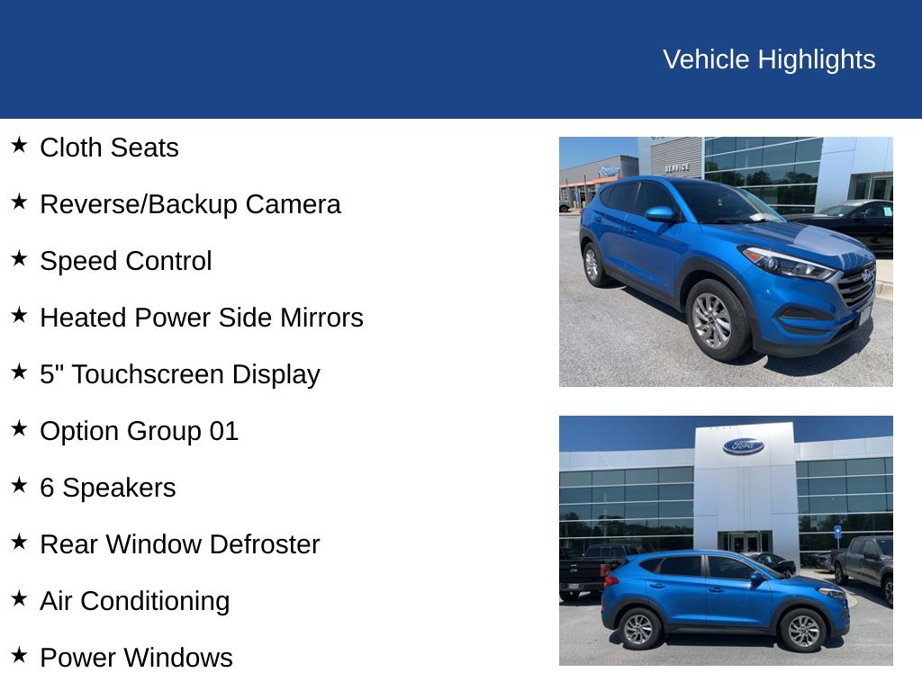 2017 Hyundai TUCSON SE