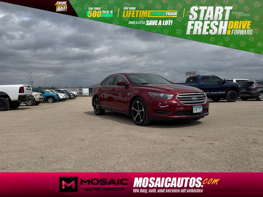 Blue 2015 Ford Taurus SEL AWD Sedan All-Wheel Drive 6-Speed Automatic