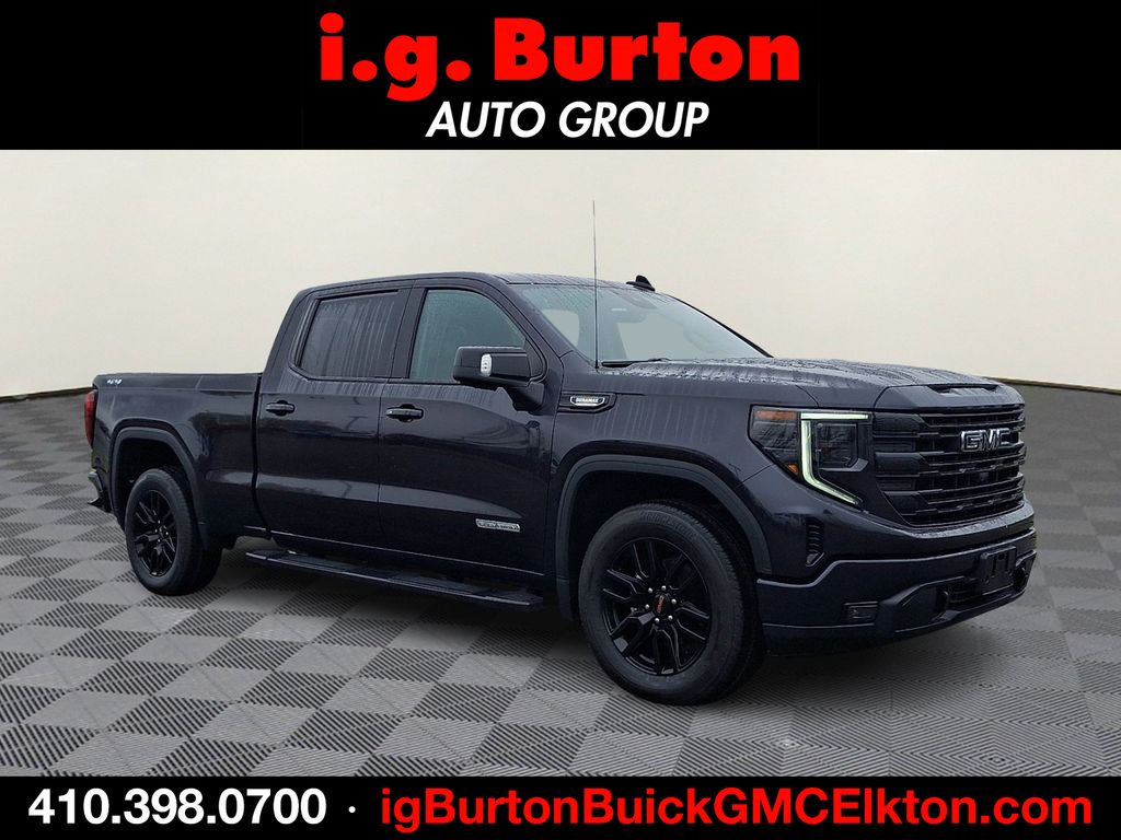 Titanium Rush Metallic 2022 GMC Sierra 1500 Elevation Crew Cab 4WD Pickup Truck Four-Wheel Drive Automatic