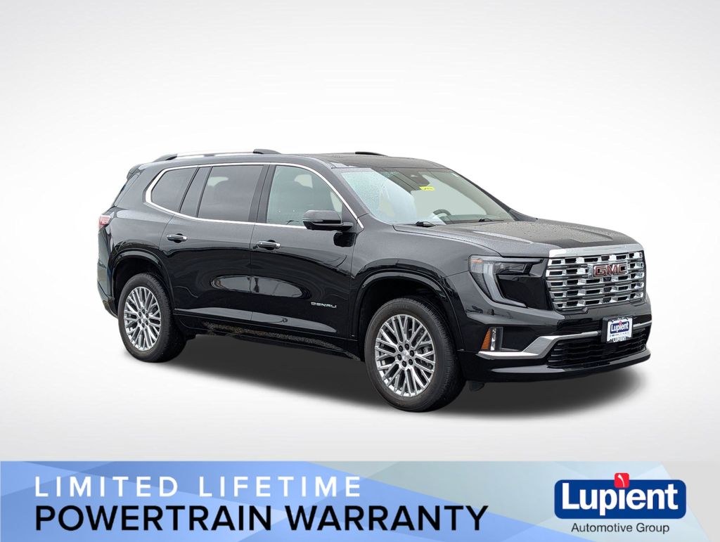 Black (Ebony Twilight Metallic) 2025 GMC Acadia Denali AWD SUV / Crossover Four-Wheel Drive 8-Speed Automatic