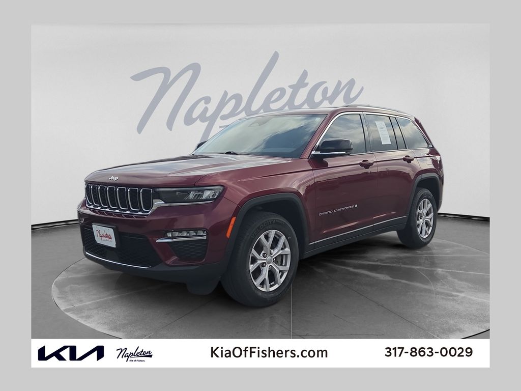 Velvet Red Pearlcoat 2022 Jeep Grand Cherokee Limited RWD SUV / Crossover 4X2 8-Speed Automatic