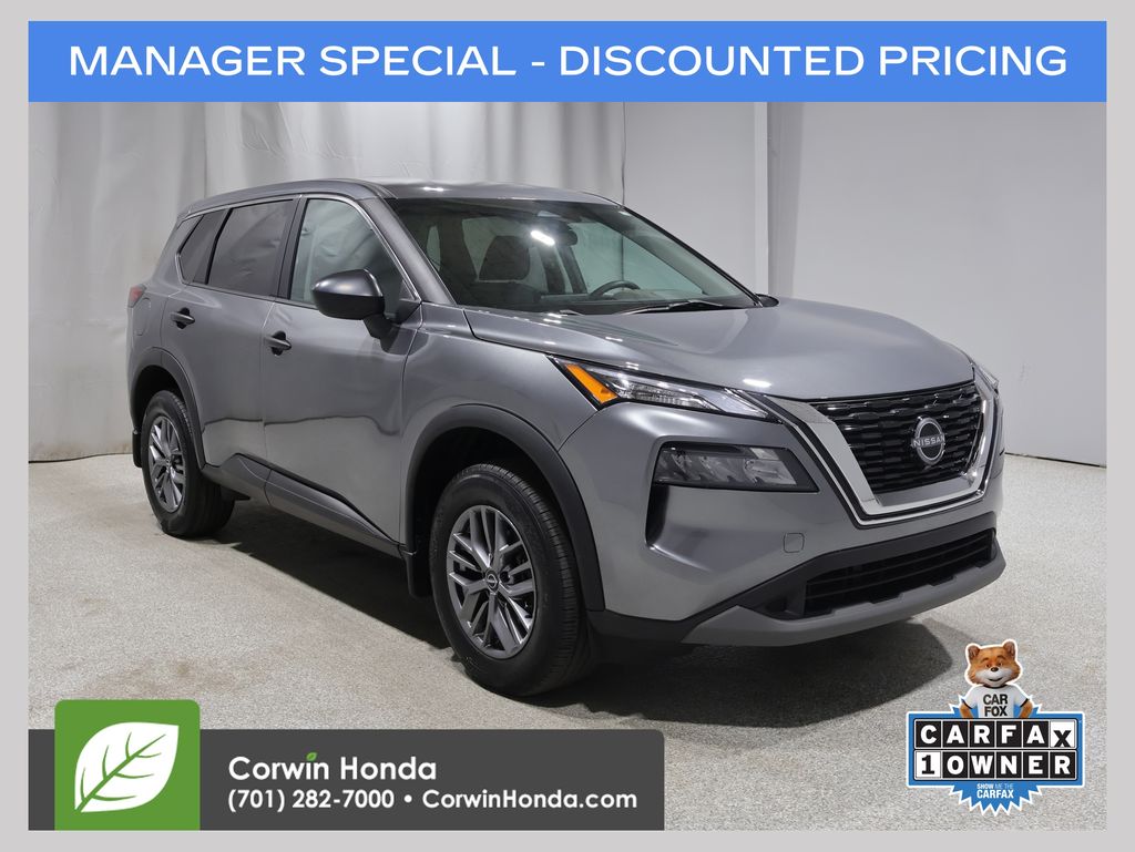 Gray (Gun Metallic) 2023 Nissan Rogue SUV / Crossover All-Wheel Drive Continuously Variable Transmission