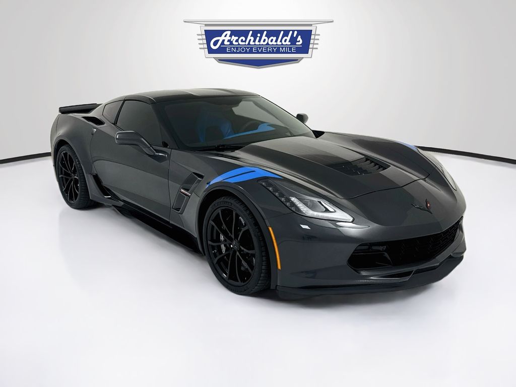 Watkins Glen Gray Metallic 2017 Chevrolet Corvette Coupe Rear-Wheel Drive 8-Speed Automatic