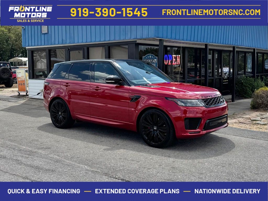 Red 2019 Land Rover Range Rover Sport SUV / Crossover All-Wheel Drive 8-Speed Automatic