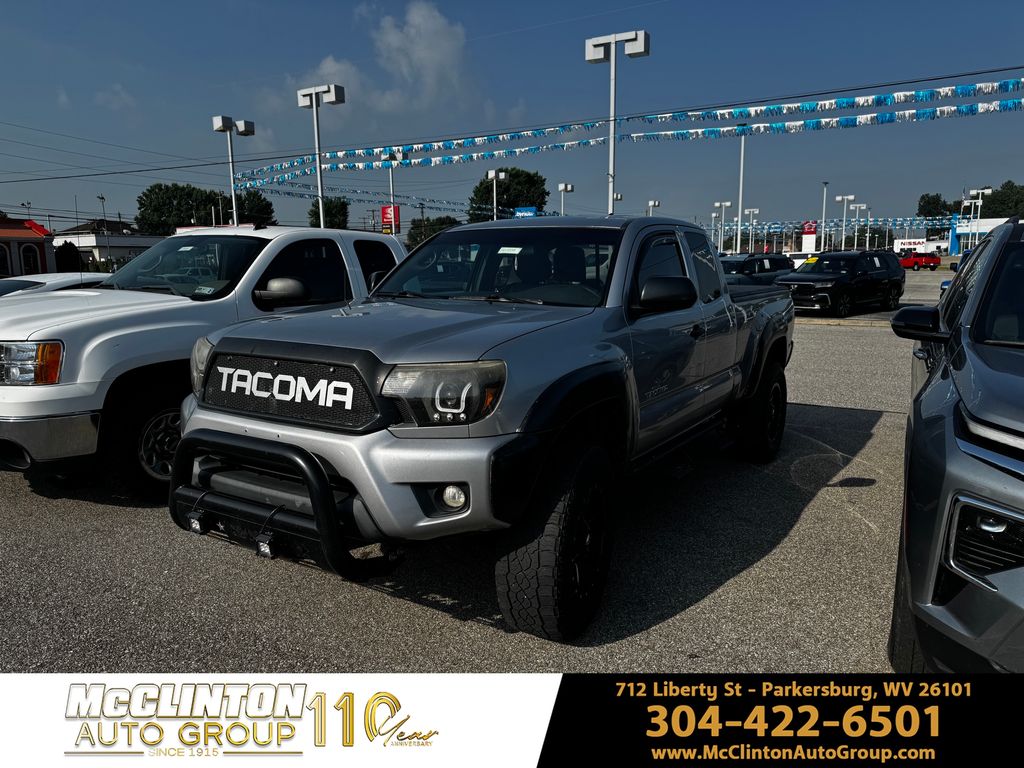 Silver Sky Metallic 2015 Toyota Tacoma Pickup Truck Four-Wheel Drive 5-Speed Automatic
