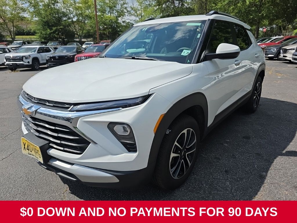 Summit White 2025 Chevrolet Trailblazer SUV / Crossover Four-Wheel Drive 9-Speed Automatic
