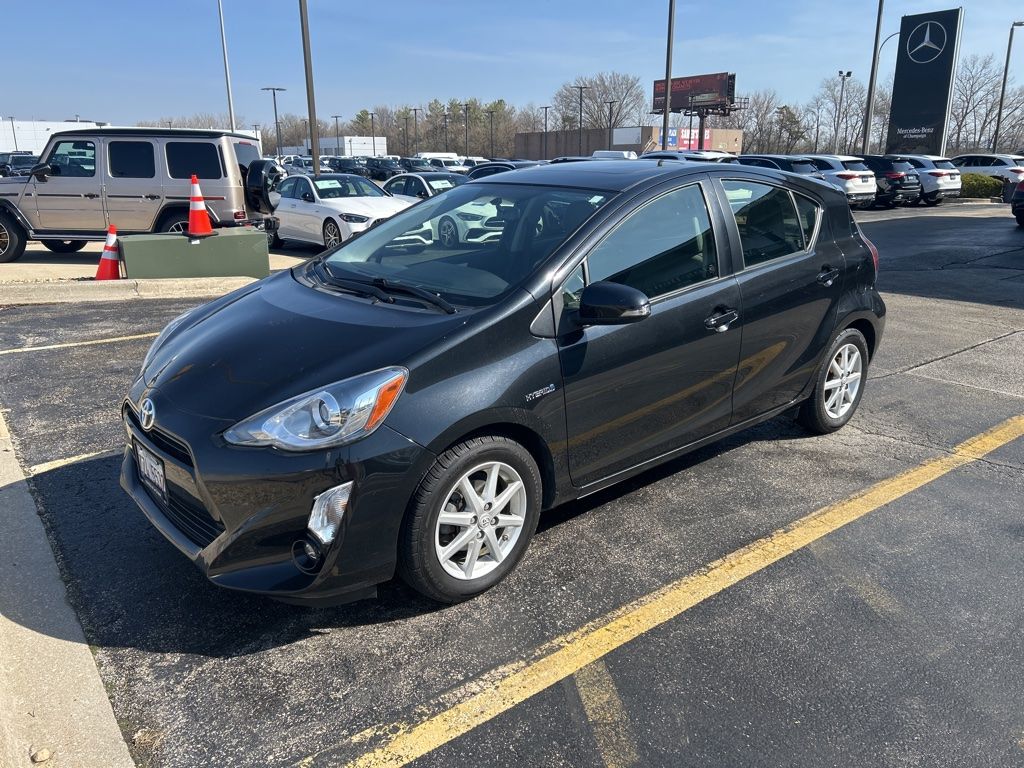 Black Sand Pearl 2015 Toyota Prius c Four Hatchback Front-Wheel Drive Continuously Variable Transmission