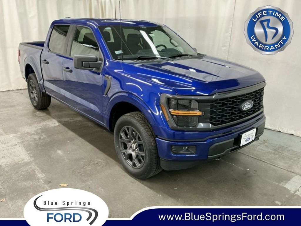 Argon Blue Metallic 2026 Ford F-150 STX 4dr SuperCrew 4WD Pickup Truck Four-Wheel Drive Automatic