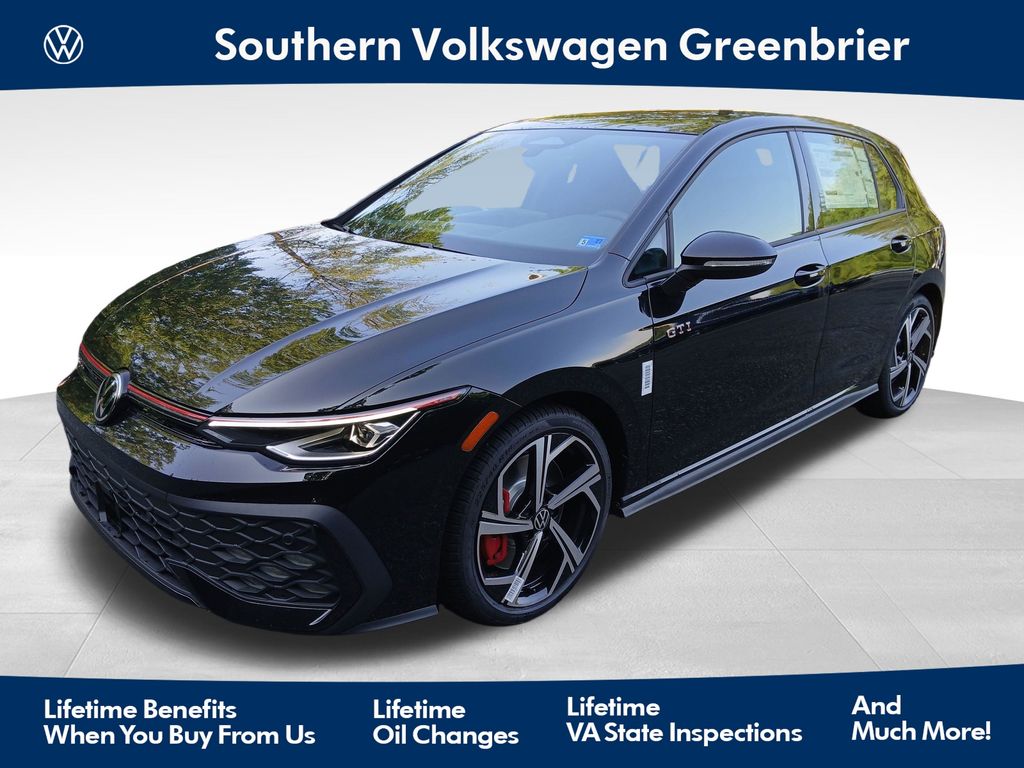 Black 2026 Volkswagen Golf GTI Hatchback Front-Wheel Drive 7-Speed Dual Clutch