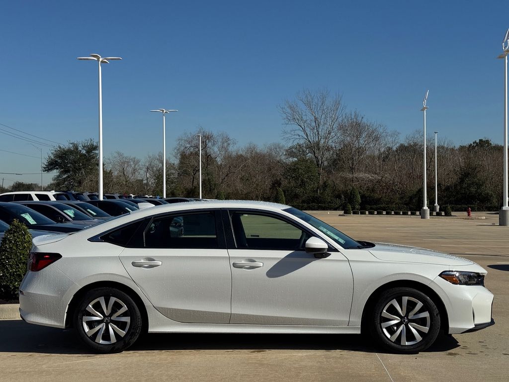 2026 Honda Civic LX White at Classic Honda Galveston