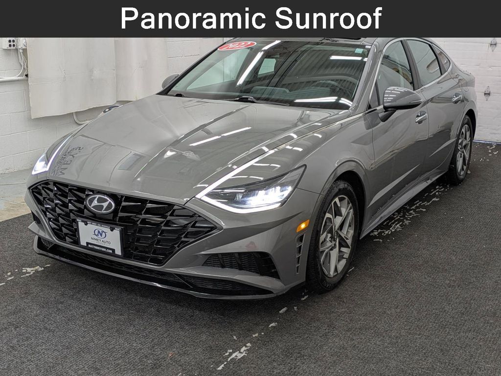 Hampton Gray 2022 Hyundai Sonata SEL FWD Sedan Front-Wheel Drive 8-Speed Automatic