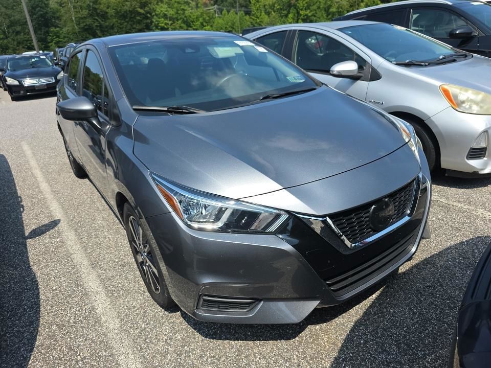 Gray (Gun Metallic) 2021 Nissan Versa Sedan Front-Wheel Drive Continuously Variable Transmission