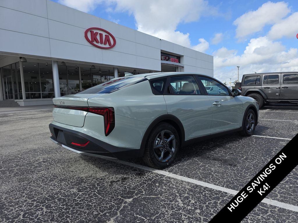 new 2025 Kia K4 car, priced at $19,284