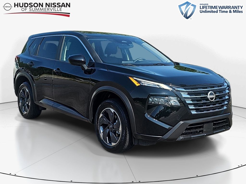 Super Black 2024 Nissan Rogue SUV / Crossover Front-Wheel Drive Continuously Variable Transmission